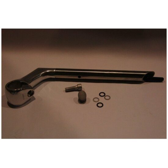 Magic Stuurpen 22.2 80x250mm Niro zilver/rvs z/klos