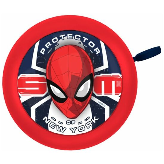 Seven Fietsbel SP staal 55mm Marv Spiderman 9155 Rood-Zwart