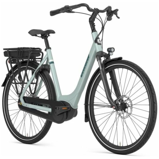 Gazelle Paris C7 HMB Li S7 Light Olive Mat Lage instap