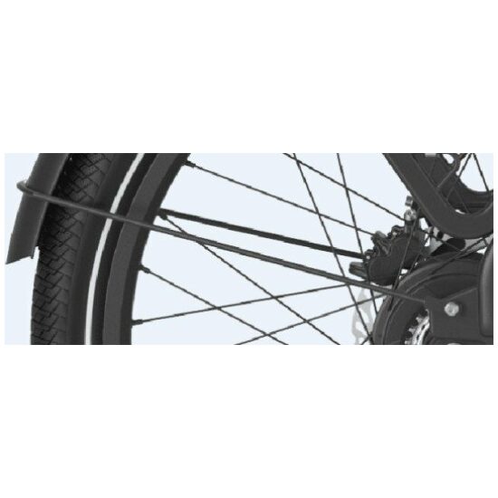 Gazelle A.Spatbordstang Gaz Makki 347mm 001 Black mat 312173000199