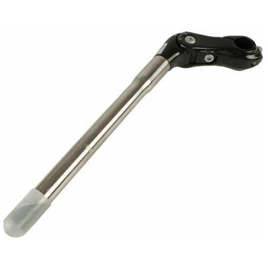 Ergotec STUURPEN 22.2 300/90 VERST ZWART/RVS Zwart/Zilver