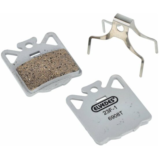 Elvedes Rembl disc Elv 6908T Campa DB-310 super soft p/stel (2) grijs Zilver