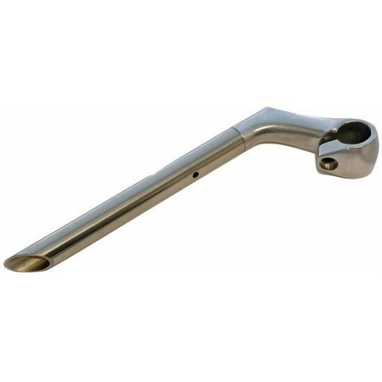 Magic Stuurpen 22.2 80x250mm Niro zilver/rvs z/klos - Afbeelding 2