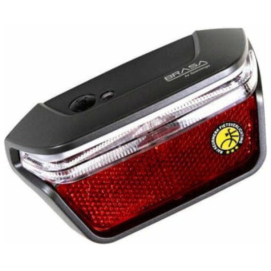 Spanninga Achterlicht/refl Ebike 6/14V Spann Brasa V2 50/80mm