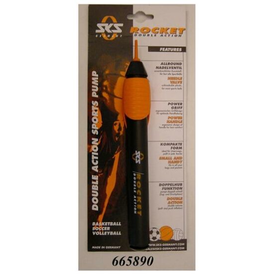 Sks POMP HAND BAL ROCKET PVC ZW KRT ZWART