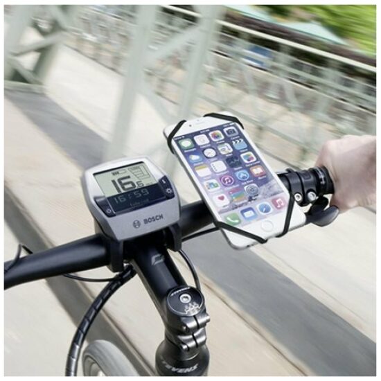 Klickfix Telefoonhouder KF Phonepad Loop univ klittenband tbv buisdiam.15-60mm Zwart