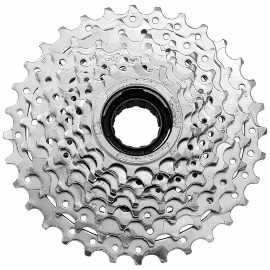 Sunrace 8v Freewheel 8V 13/28T Sunr MF-E60 13,15,17,19,21,23,25,28 zilver Zwart - Afbeelding 2