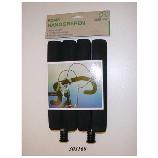 Pex STUURFOAM RACE SET A 4 Zwart