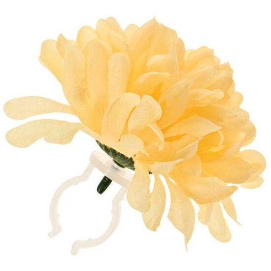 Basil BLOEM BAS DAHLIA FLOWER M/CLIP Geel