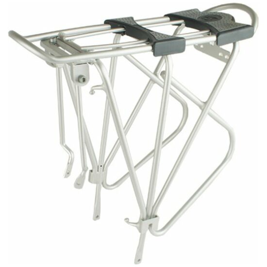 Batavus A.Drager 28 Bat alu-zilver padbevest. Zilver