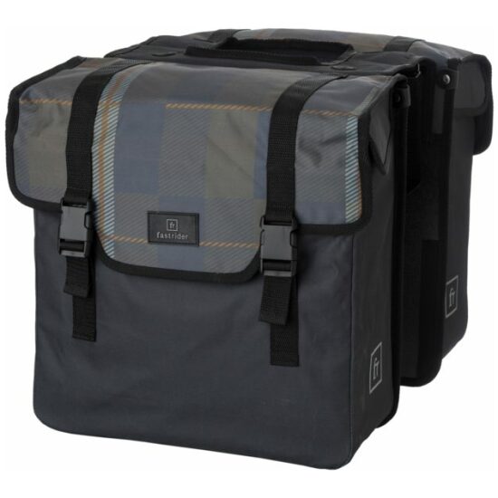Fastrider Tas dubbel FR Dex basics check 36ltr 34x35x15 20110101-622 Zwart