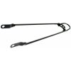 Hulzebos Spatbordstang 28Sp m/bump (glans) asbevest Zwart