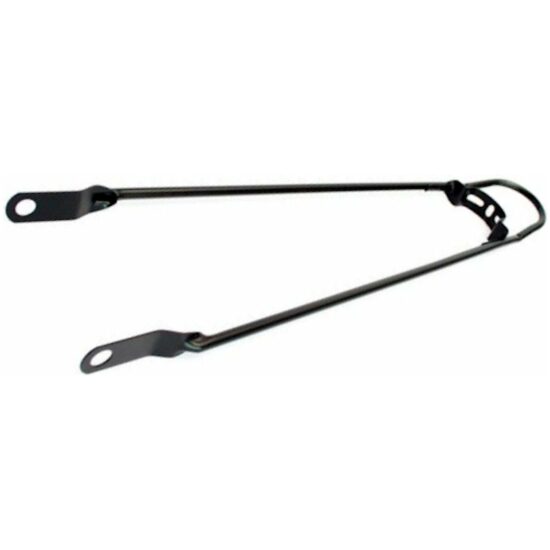 Hulzebos Spatbordstang 28Sp m/bump (glans) asbevest Zwart