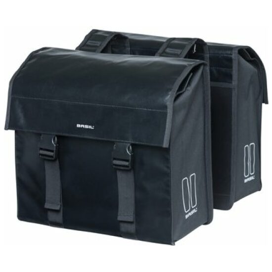 Basil Tas dubbel Bas Urban Load/black 48-53ltr 17738 Black - Afbeelding 6