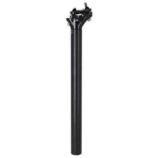 Xlc Zadelpen 27.2x350mm SP-R06 setback alu-zwart Zwart