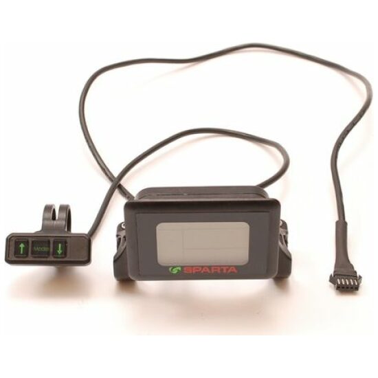 E-motion Ebike DispIay+bediening Spa 36V SM LCD 710401 Zwart