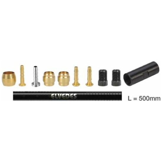 Elvedes Remdeel hydro Shimano verlengset 50cm SM-BH59/90 Elv 101 Zwart