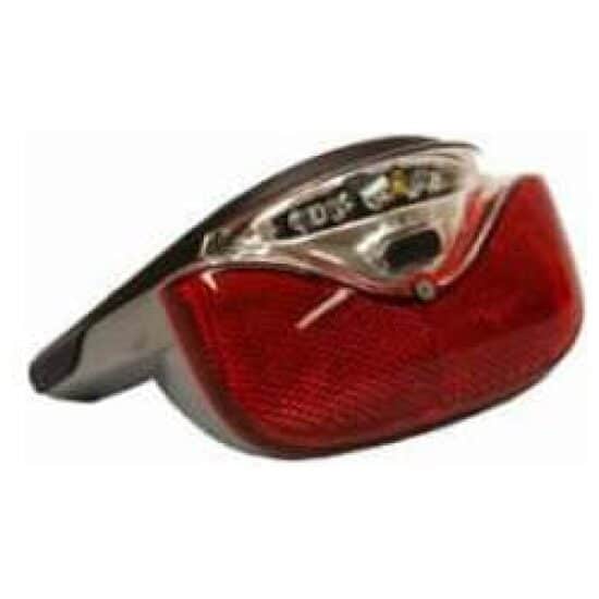Gazelle/axa Achterlicht/refl batt Vision >06 autom.I/O incl.batterijen (2x AA) 447184400 Zwart