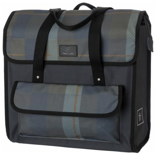 Fastrider Tas pakaf FR Shopper Lasse Luxe check CG 23ltr 37x39x16 20120901-621 Zwart