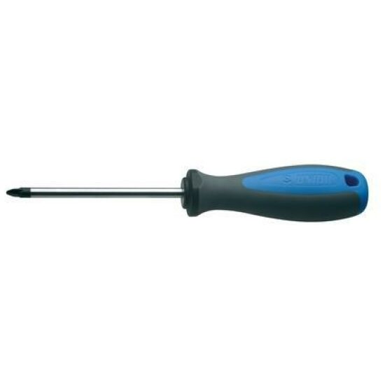Unior GRS SCHROEVENDRAAIER KRUIS PZ2X100MM INL Zilver/blauw