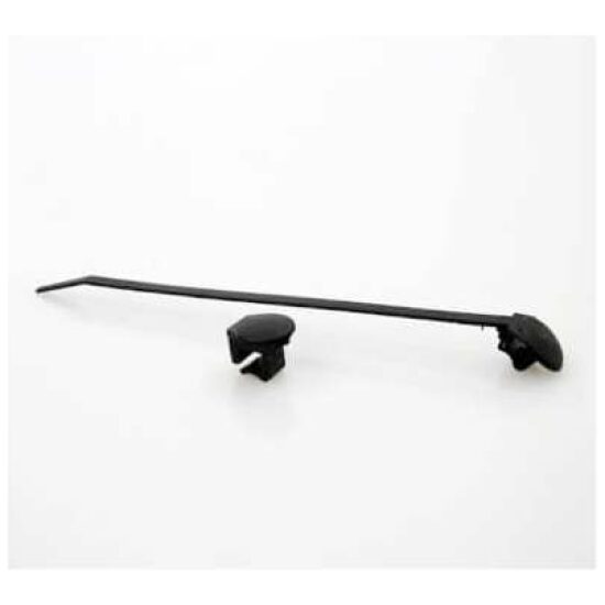 Hesling Jasbesch.deel Hesl stripclip-montuur hybr pvc Black
