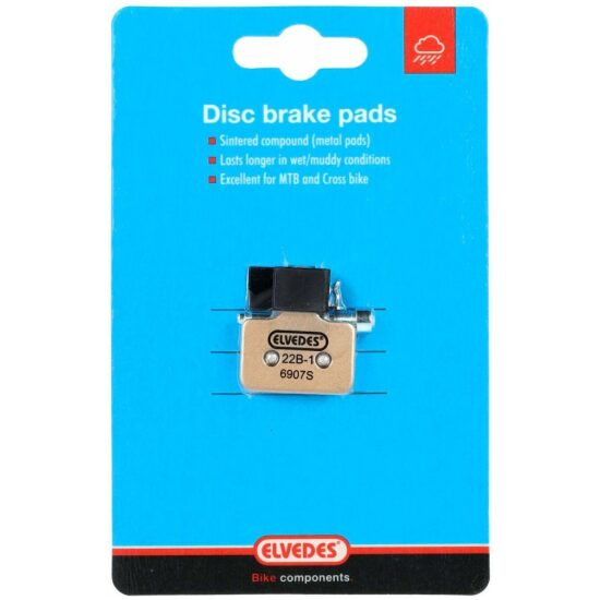 Elvedes Rembl disc Elv 6907S Shim R8070 Ultegra sintered p/stel (2) Goud - Afbeelding 2