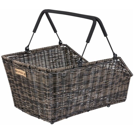 Basil Mand Achter Bas afn rattan-look Cento Multi 20016 Nature Grey