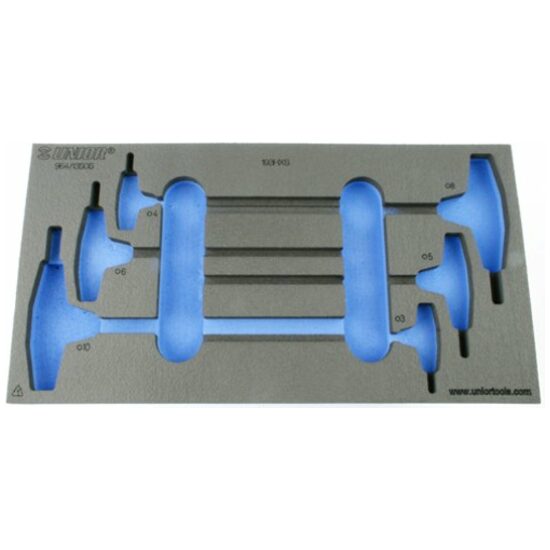Unior GRS INLAY GW FOAM INBUSSET BOLKOP T MODEL Blauw/grijs