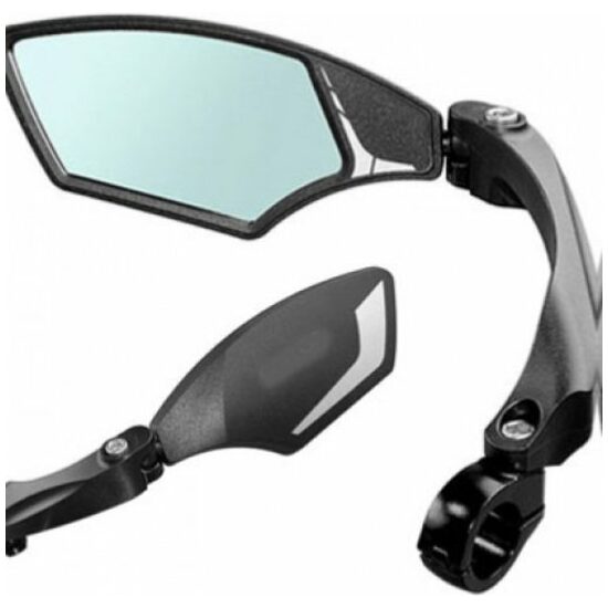 Mirage Spiegel Ebike Extra Luxe Links m/stuurklem draaibaar 1083732 Zwart - Afbeelding 2