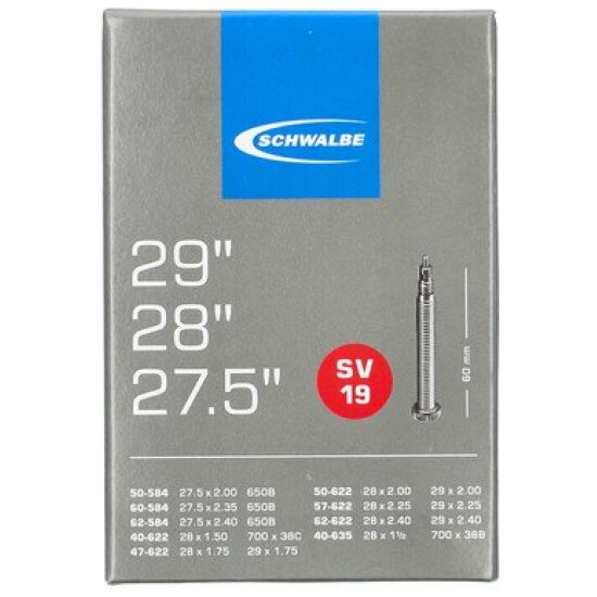 Schwalbe Binnenbandbreed Schw SV19/60mm Fransvent. 40/62-622 Zwart