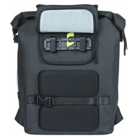 Basil Tas pakaf/rugzak Bas SoHo Nordlight, 17ltr 37x31x17 waterdicht IPX3 Night Black - Afbeelding 4