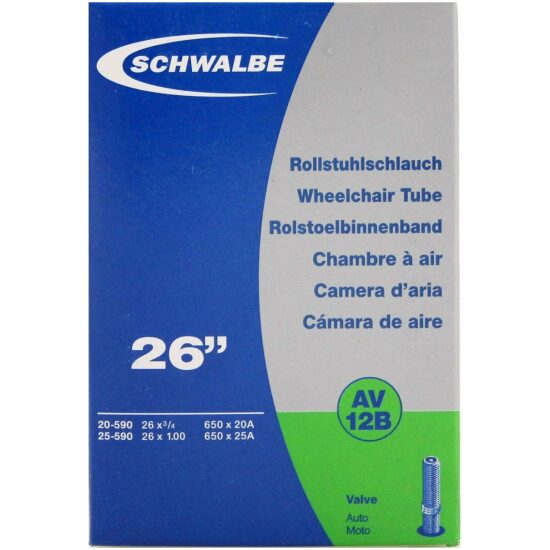 Schwalbe Binnenband 26 Schw AV12B Autovent 20/25-590 BLACK
