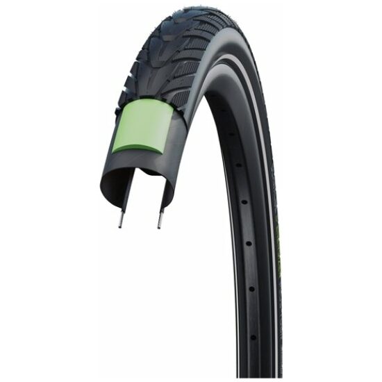 Schwalbe Buitenband Schw Energizer Plus HS492 GreenGuard m/refl BLACK
