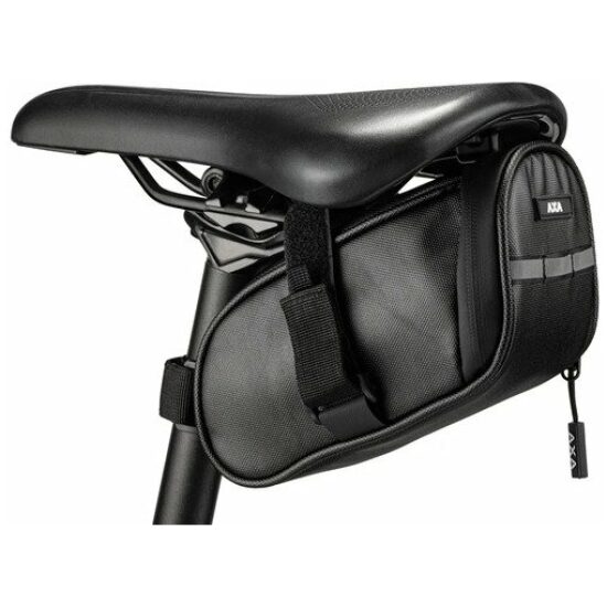 Axa Zadeltas tbv insteekkabel/-kettingslot <2Kg Zwart