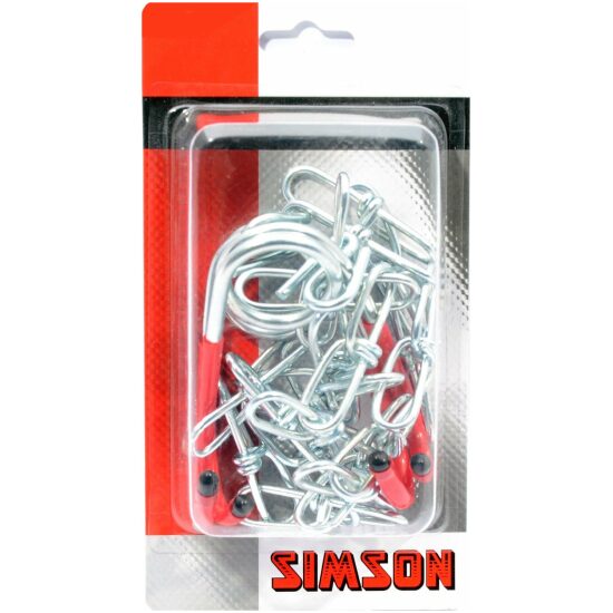 Simson Gereedsh Ophanghaken m/ketting p/paar 020925
