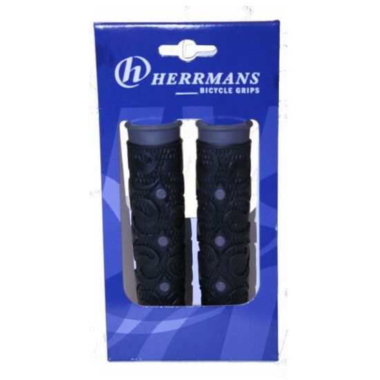 Herrmans HANDVAT ZW/GR KRT STEL ZWART/GRIJS