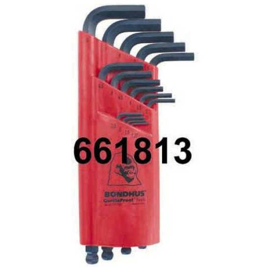 Bondhus GRS INBUSSET BOLKOP 1.27-10MM 15DLG