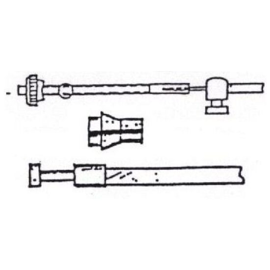 Xlc KABEL TROMMEL V 6247/43 DOMINO PEER TAP Zwart