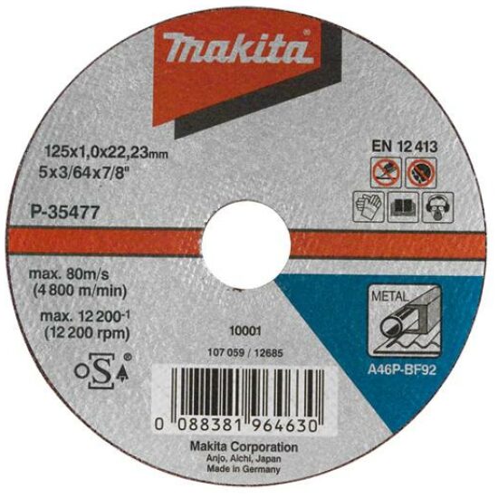 Makita GRS DOORSLIJPSCHIJF 125X1.0 ST DS A 10