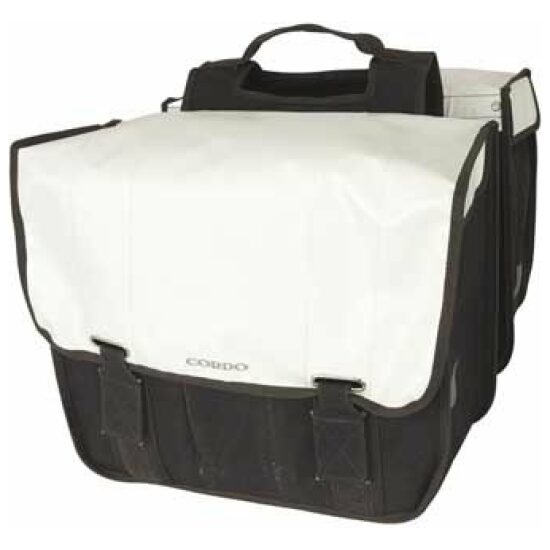Cordo Tas dubbel canvas reply Wit
