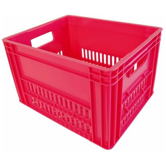 Cordo Mand fietskrat 43x35x27cm met systeem Roze