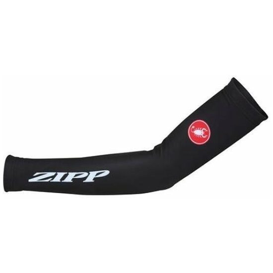 Castelli ARMWARMER CAS ZIPP BL BLACK - ZWART