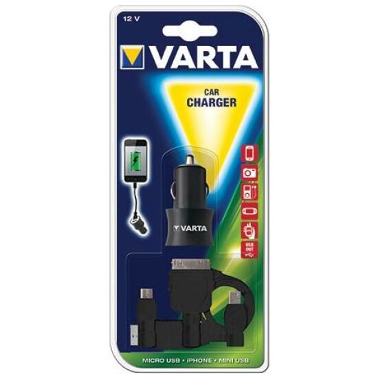 Varta OPLADER USB CAR SET