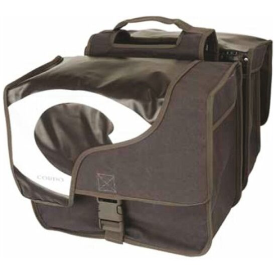 Cordo Tas dubbel canvas bixy Zwart