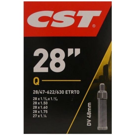 Cst Binnenband 28 DV 48mm lang ventiel Zwart - Afbeelding 3