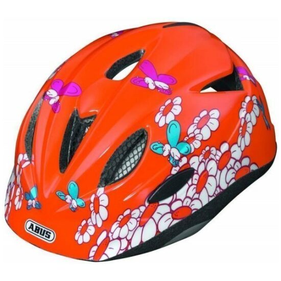 Abus VALHELM ROOKIE SMILEY RED KIND Rood