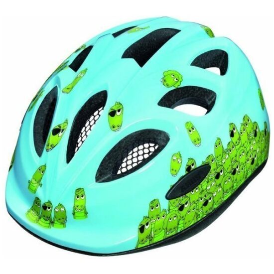Abus VALHELM SMILEY CROCO FAMILY KIND Blauw