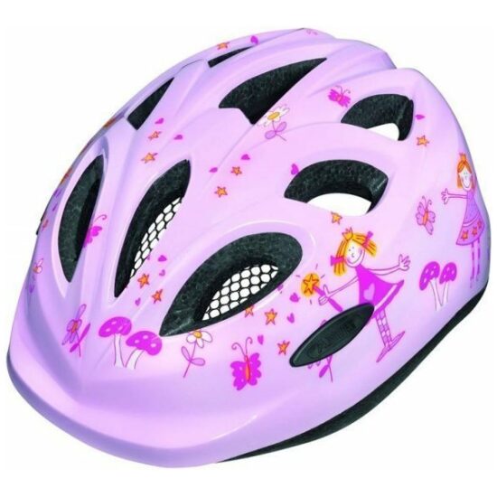 Abus VALHELM SMILEY PRINCESS KIND Roze