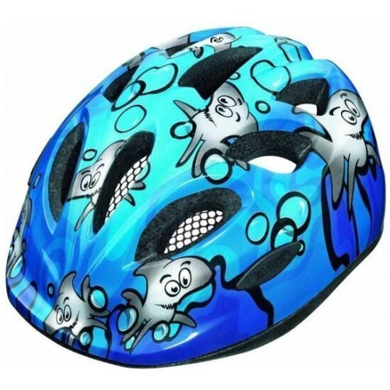 Abus VALHELM SMILEY SHARKY OCEAN KIND Blauw