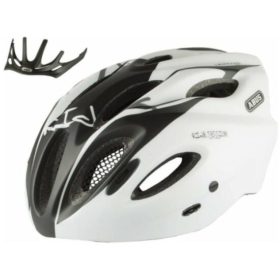 Abus VALHELM ADURO ZWART/ Wit
